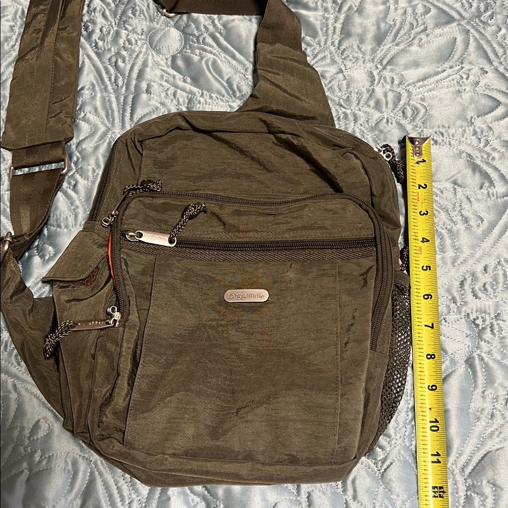 Olive Green Sling Backpack/Crossbody Bag - Picture 15 of 16